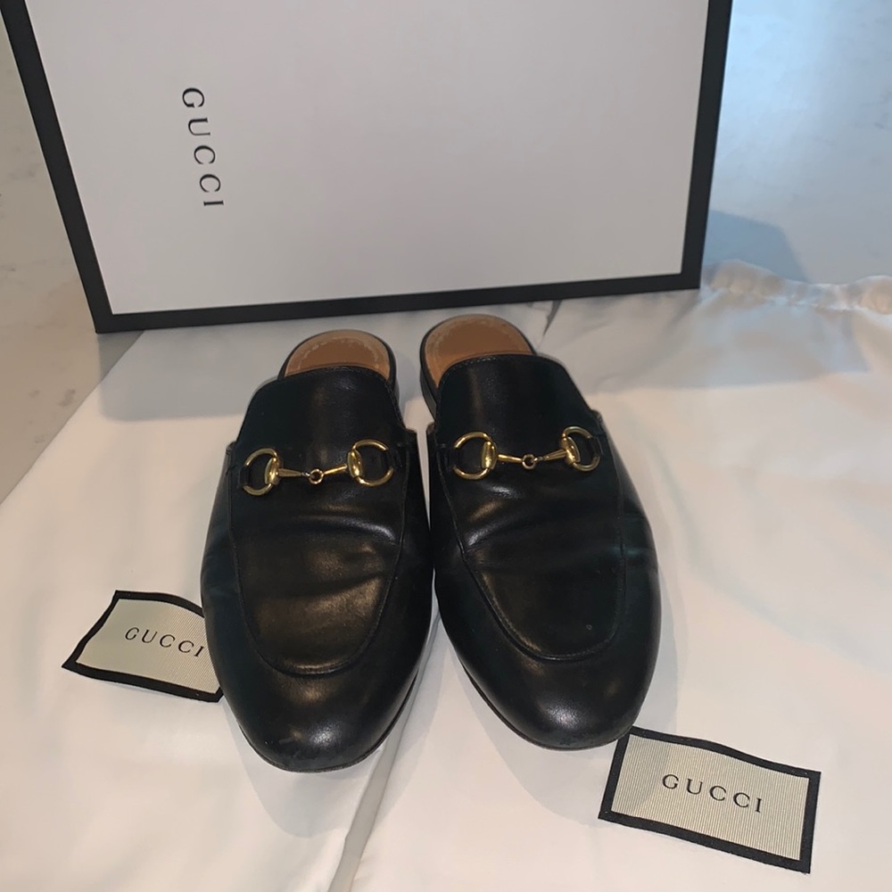 Gucci Princeton Leather Slipper *NO COUNTEROFFERS*